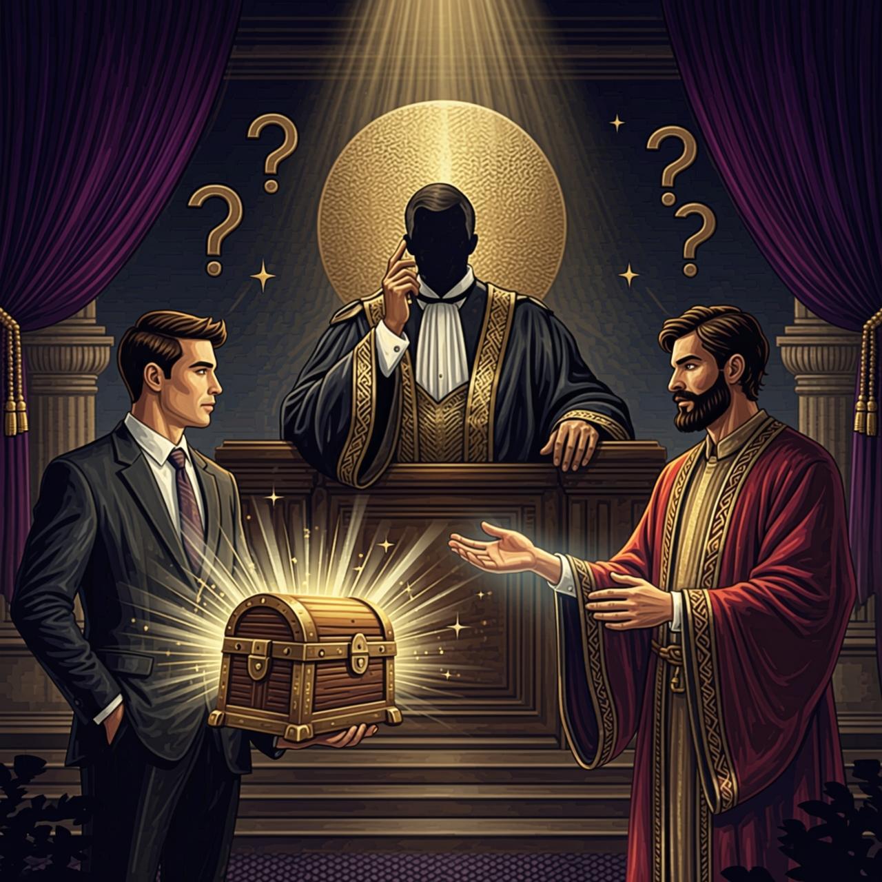 The Riddle Solved Without a Touch