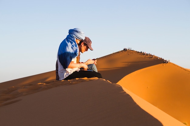 golden hour exotic travel photo desert