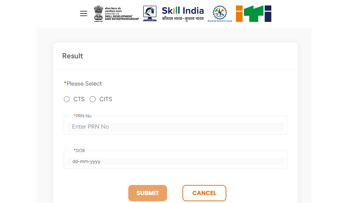 Check the ITI Result 2025