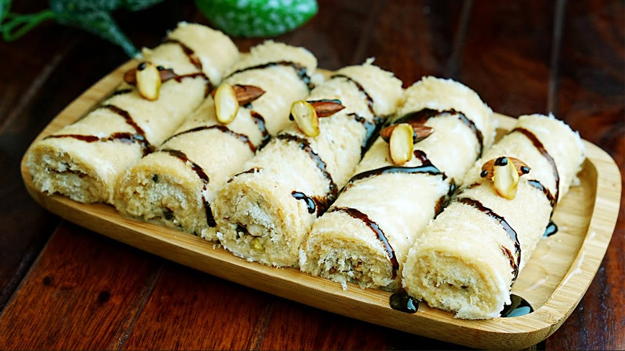 Malai Roll of India Sweets