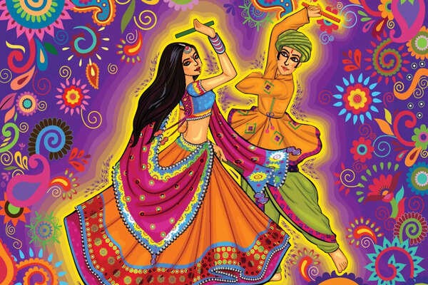 Dandiya Dance for Gujarat's Culture