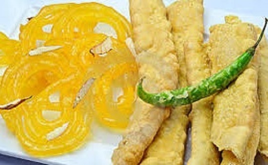 Fafda and JalebiIn Gujarat