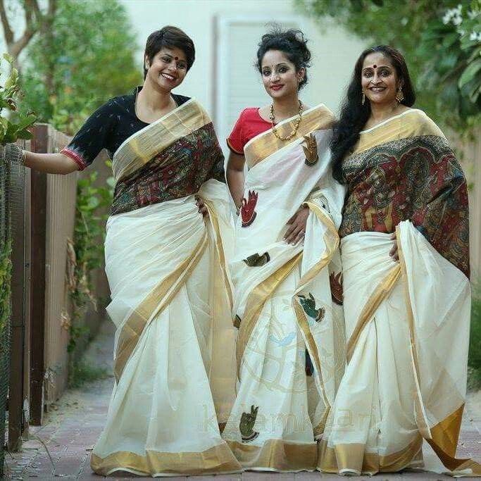 Kasavu Saree