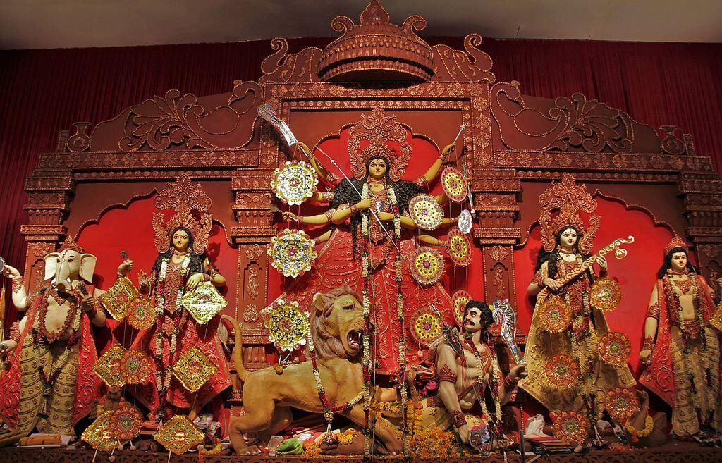 Navratri Pandal in Maharashtra's