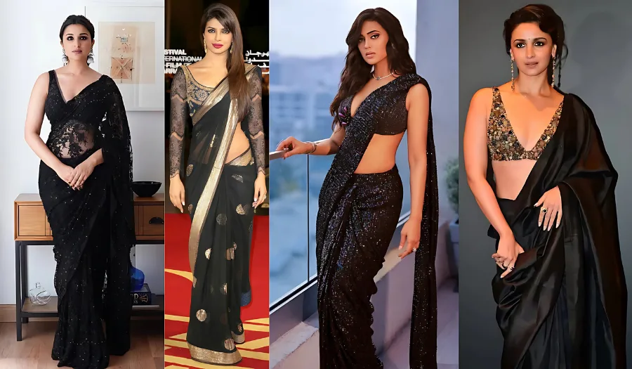 Bollywood Actresses In Black Dress