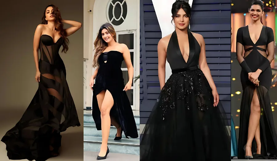 Bollywood Actresses In Black Dress