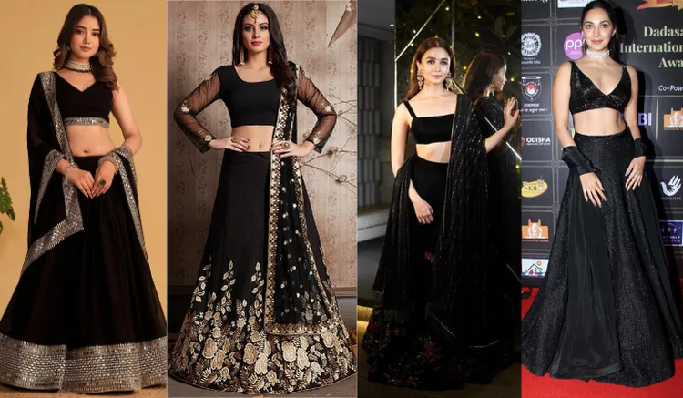 Bollywood Actresses In Black Dress