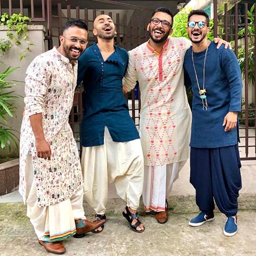 Mens Festive Style for Durga Puja