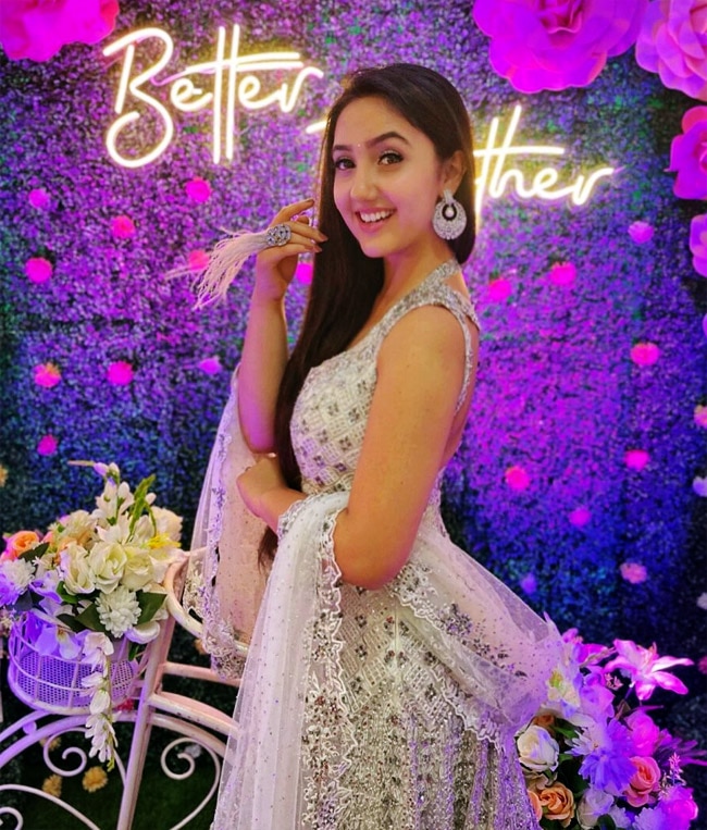 The Lovely White Anarkali