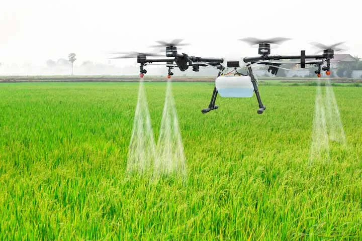 Examples of the use of drone farming