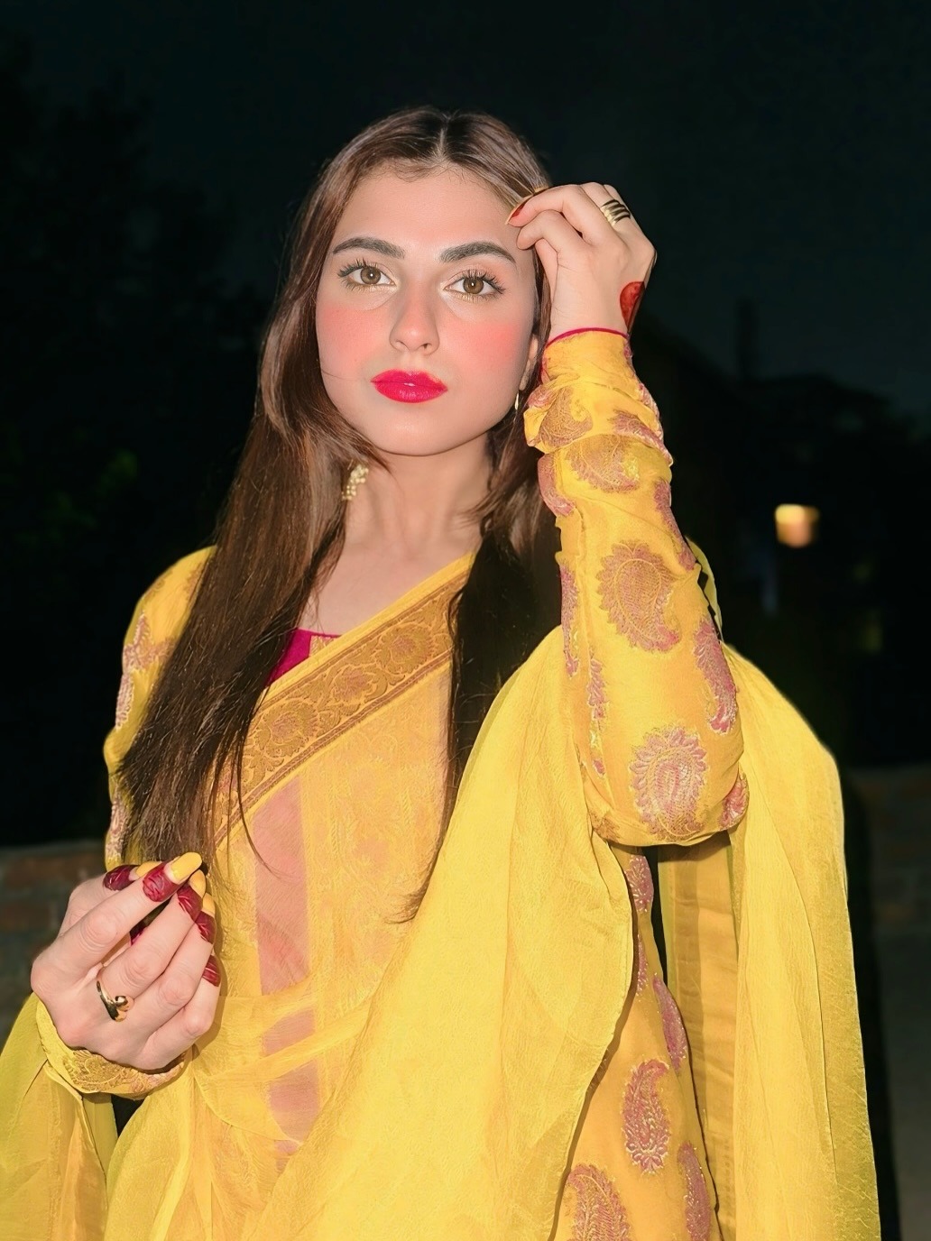 Farhana Bhatt Elegant Anarkali Style