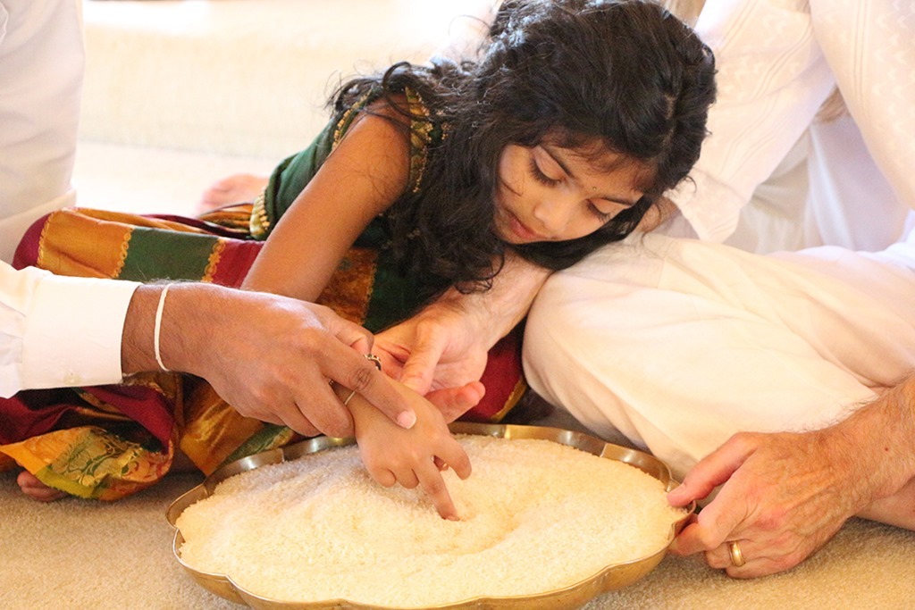 Vidyarambham Ritual