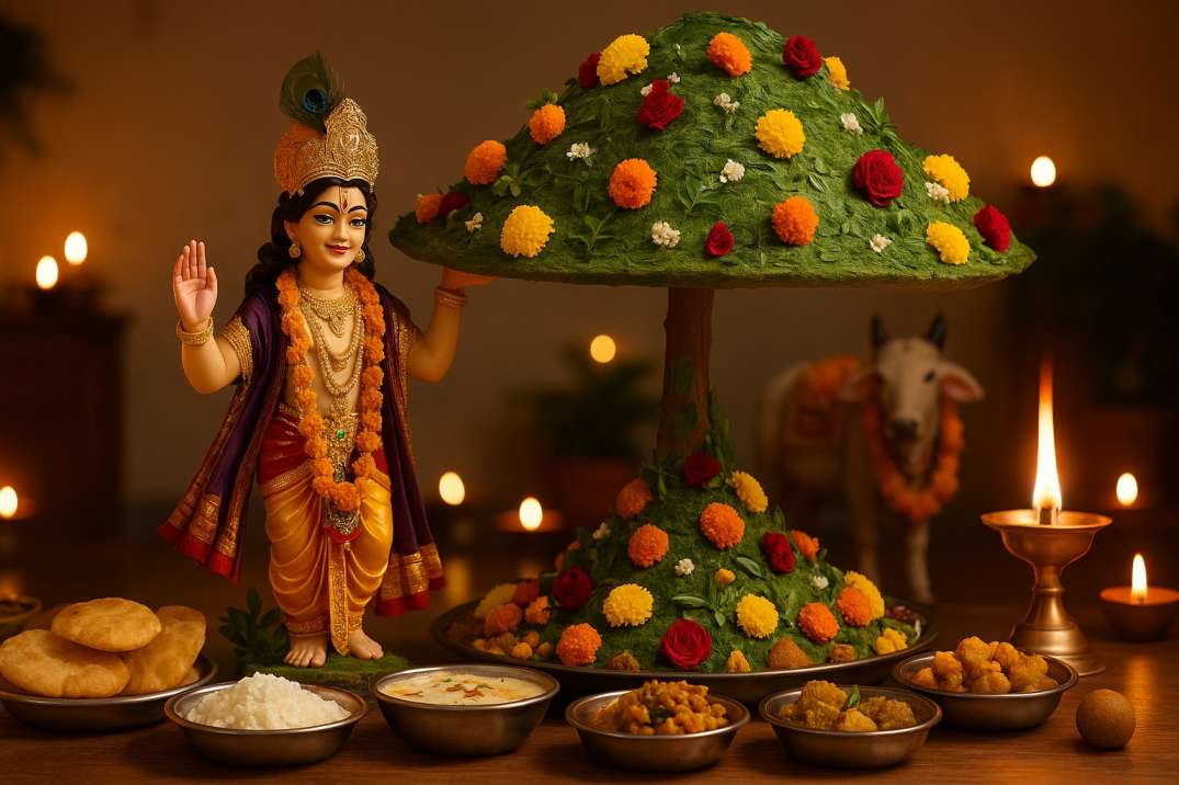 Govardhan Puja at Home