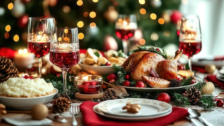 Festive food for Christmas