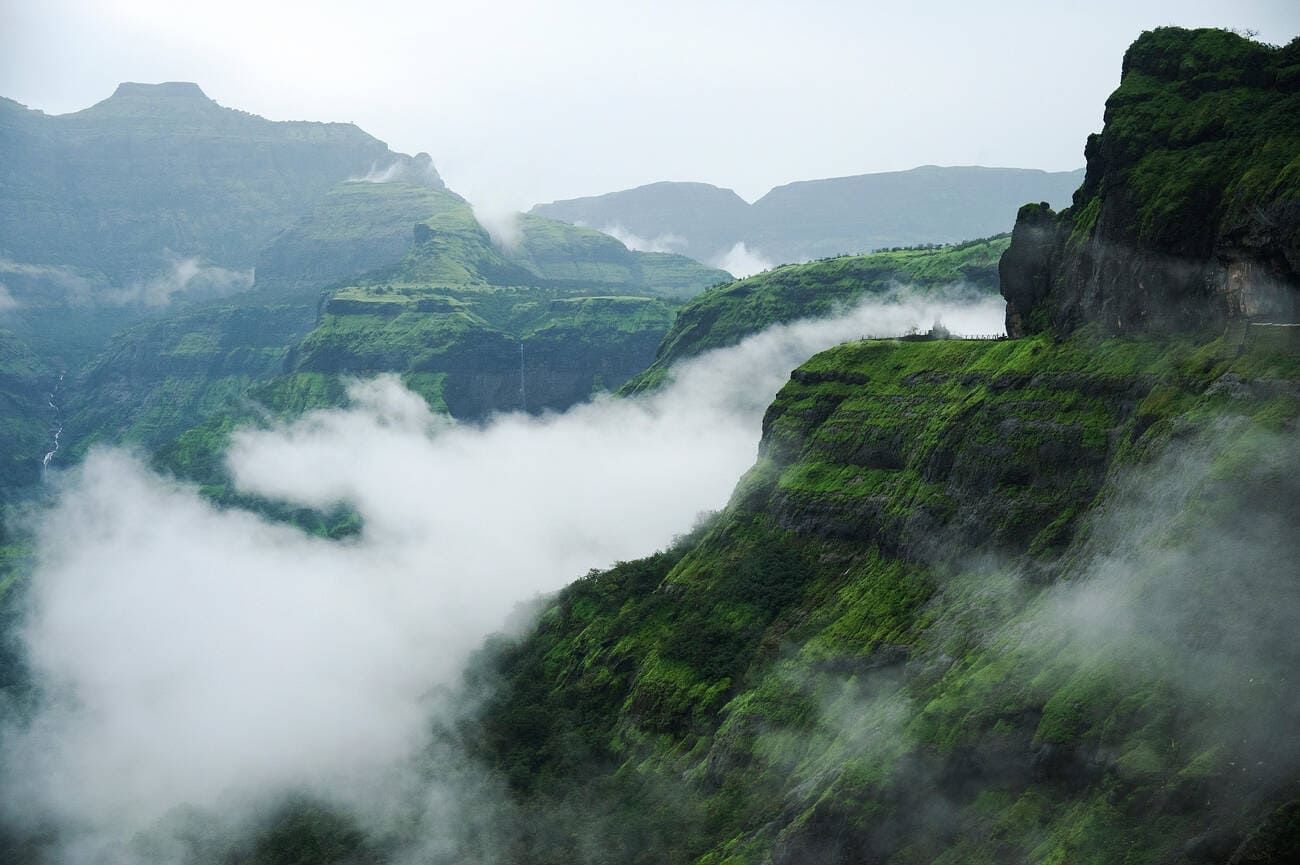 Mist-Covered Mountains and Pleasant Climate
