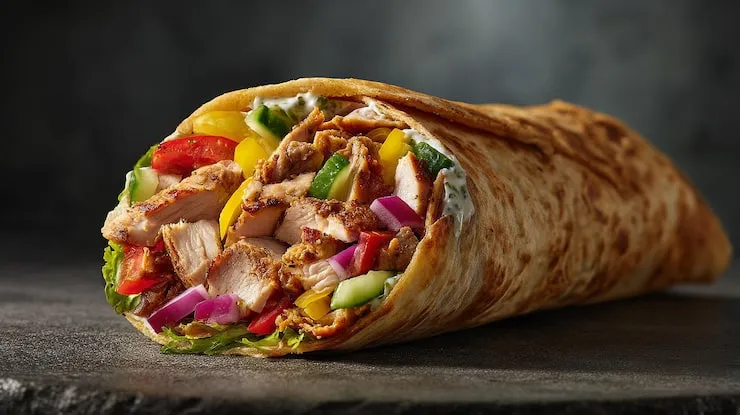 Chicken Shawarma Wrap Recipe