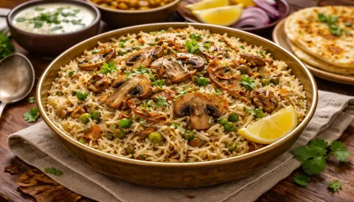 How to Prepare Mushroom Pulao 