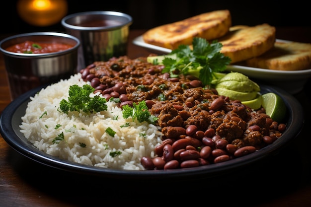 Homemade Chili Con Carne with Rice Homemade Chili Con Carne with Rice