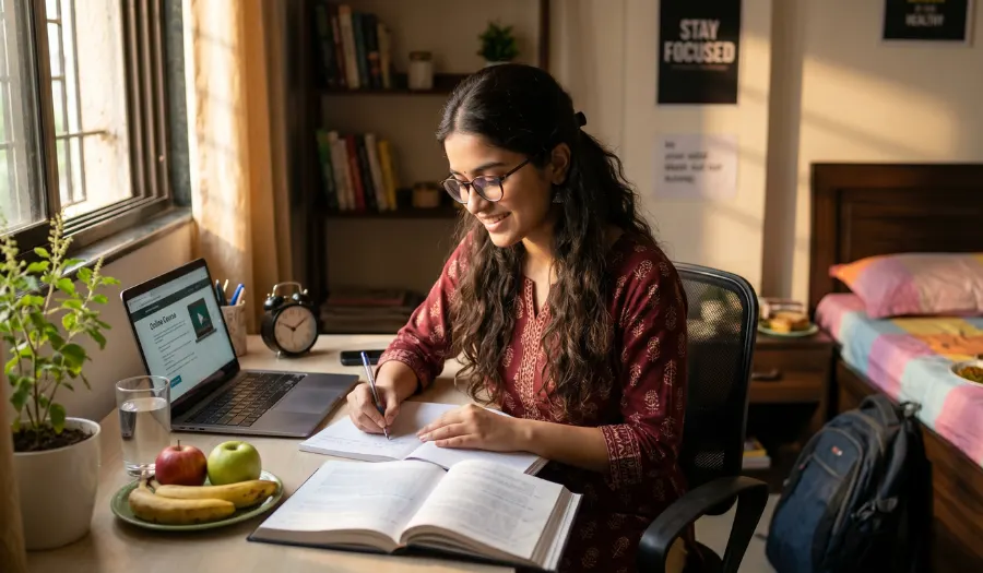 Daily routine tips for indian students at home