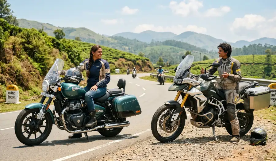 Touring Bike vs Adventure Bike India