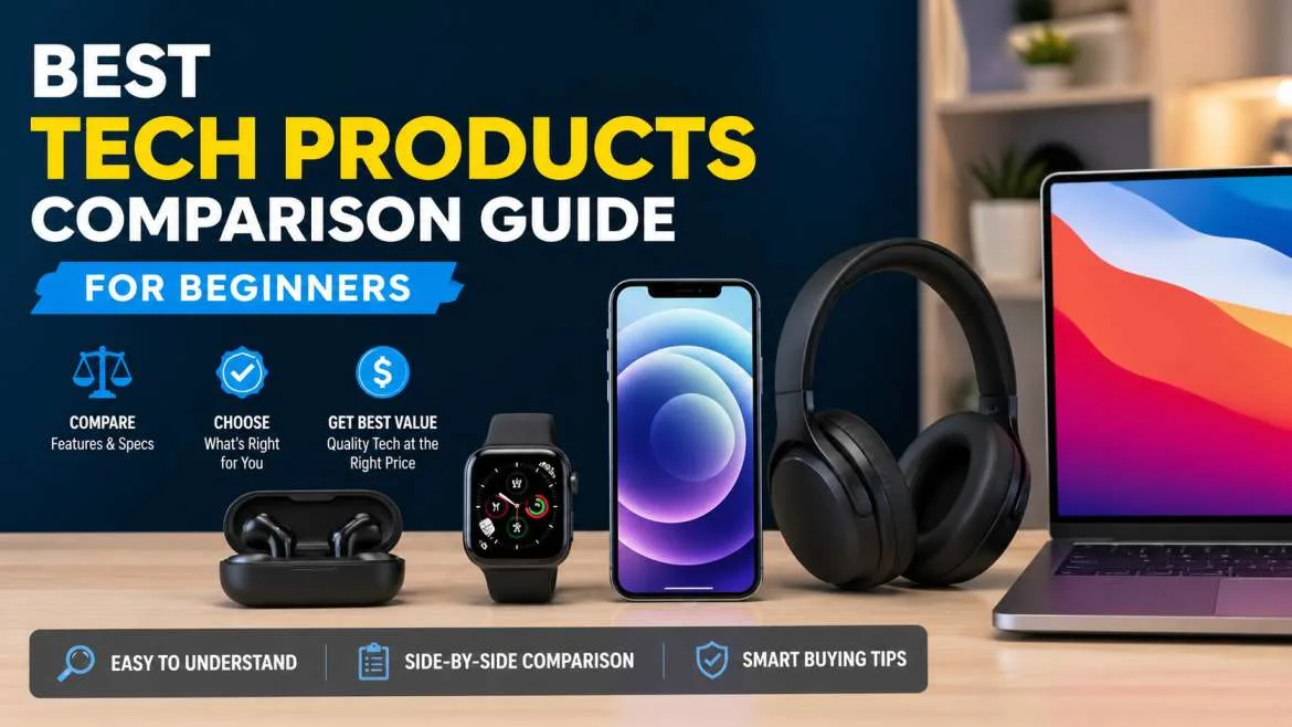 Best Tech Products Comparison Guide for Beginners: A Step by Step Plan