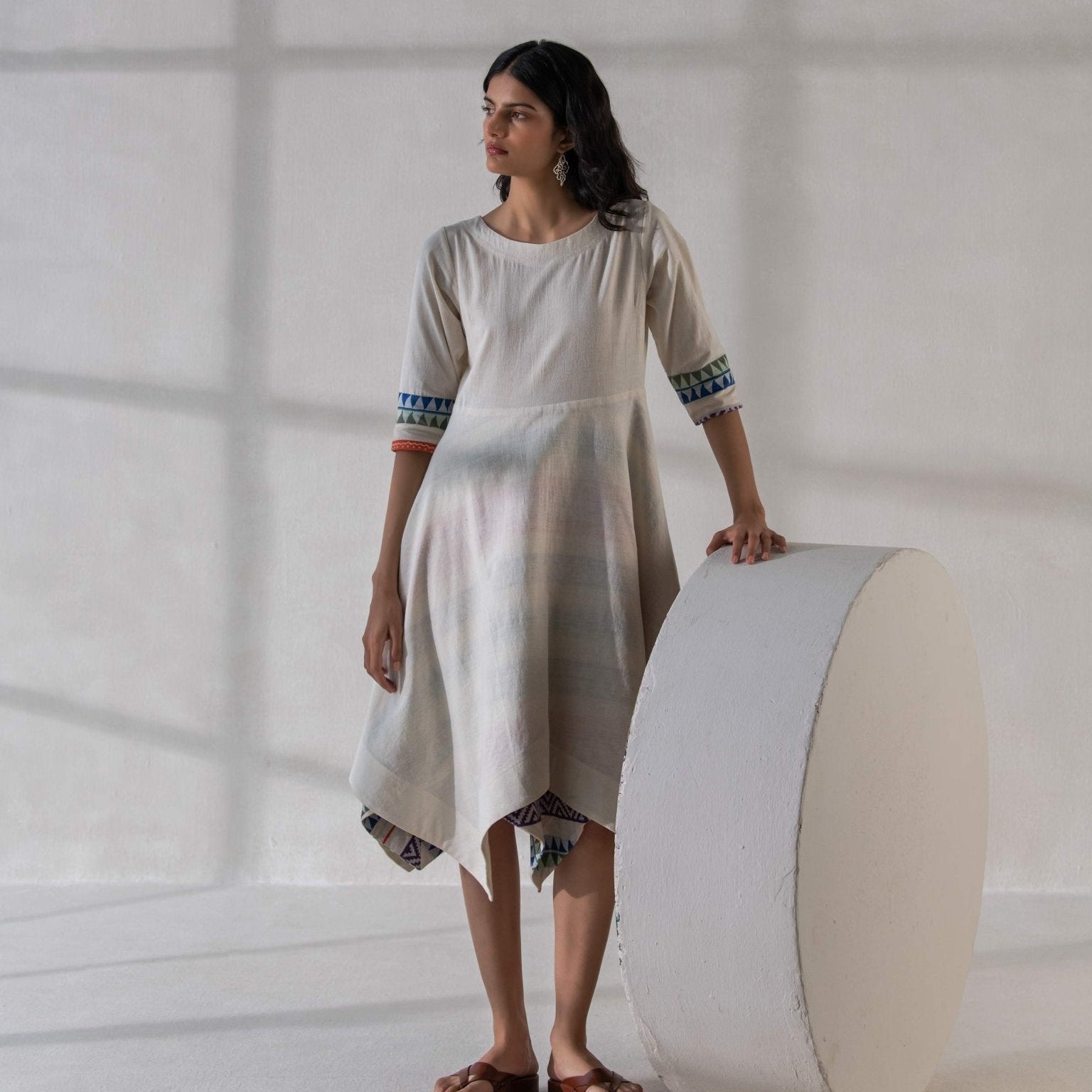 cotton khadi dress for women price