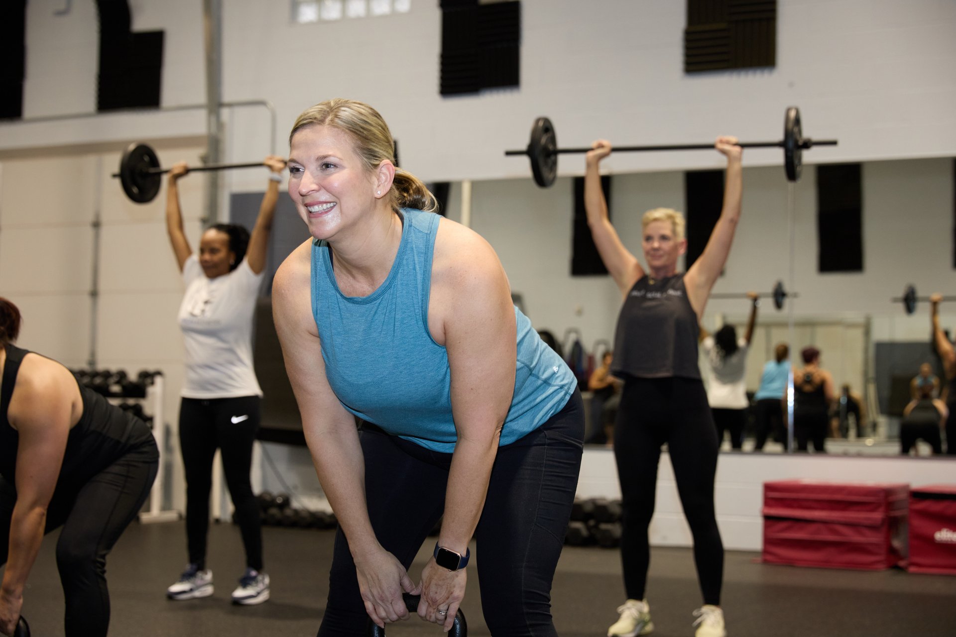 Strength training for Women in gym