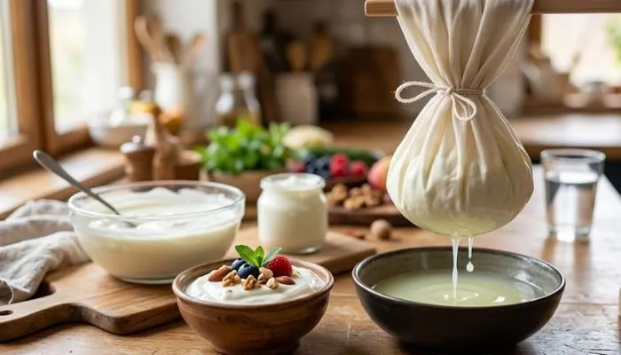 How to make thick hung curd for weight loss recipe How to make thick hung curd for weight loss recipe