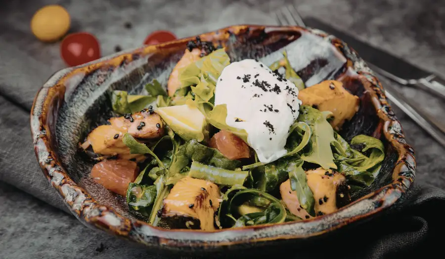 Roast peppers with burrata Roast peppers with burrata