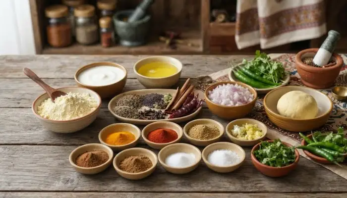 Gatte Ki Sabzi Recipe Ingredients