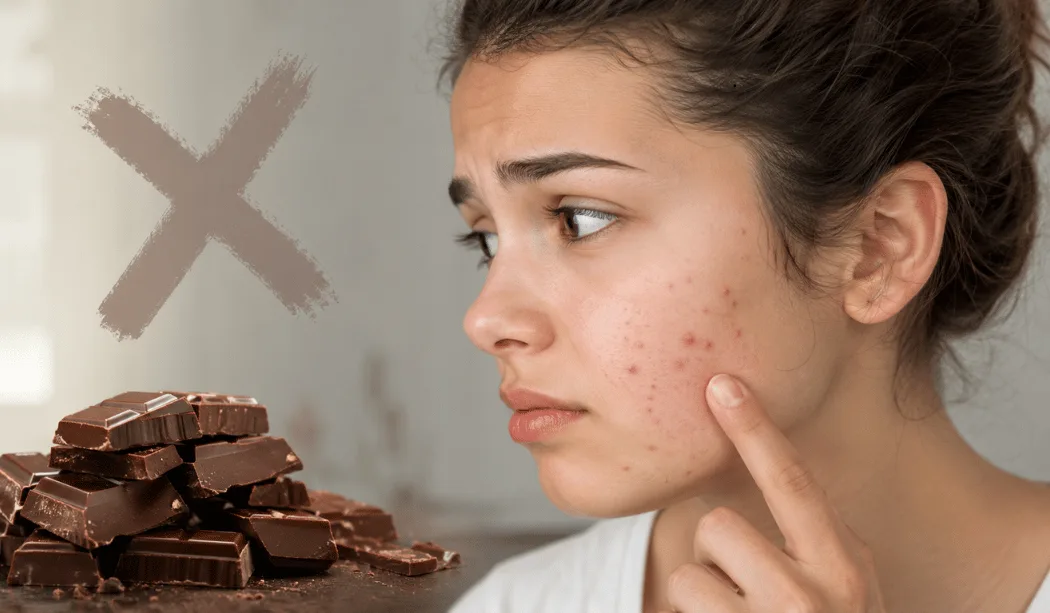 Myth: chocolate gives you spots