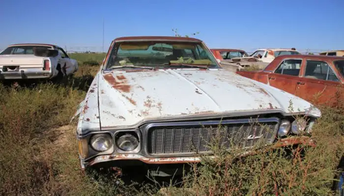 Rare 1971 AMC Ambassador resting in the salvage yard at Woller Auto Parts in Lamar Colorado Rare 1971 AMC Ambassador resting in the salvage yard at Woller Auto Parts in Lamar Colorado
