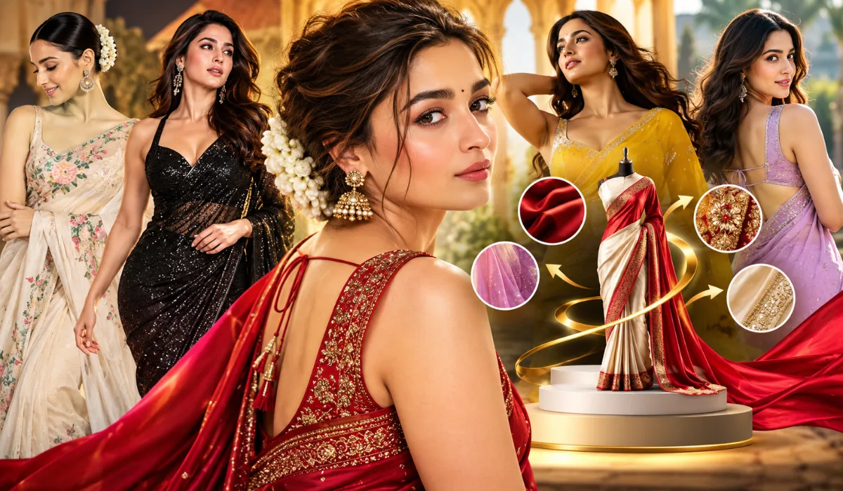 Bollywood Saree Look For Party Bollywood Saree Look For Party