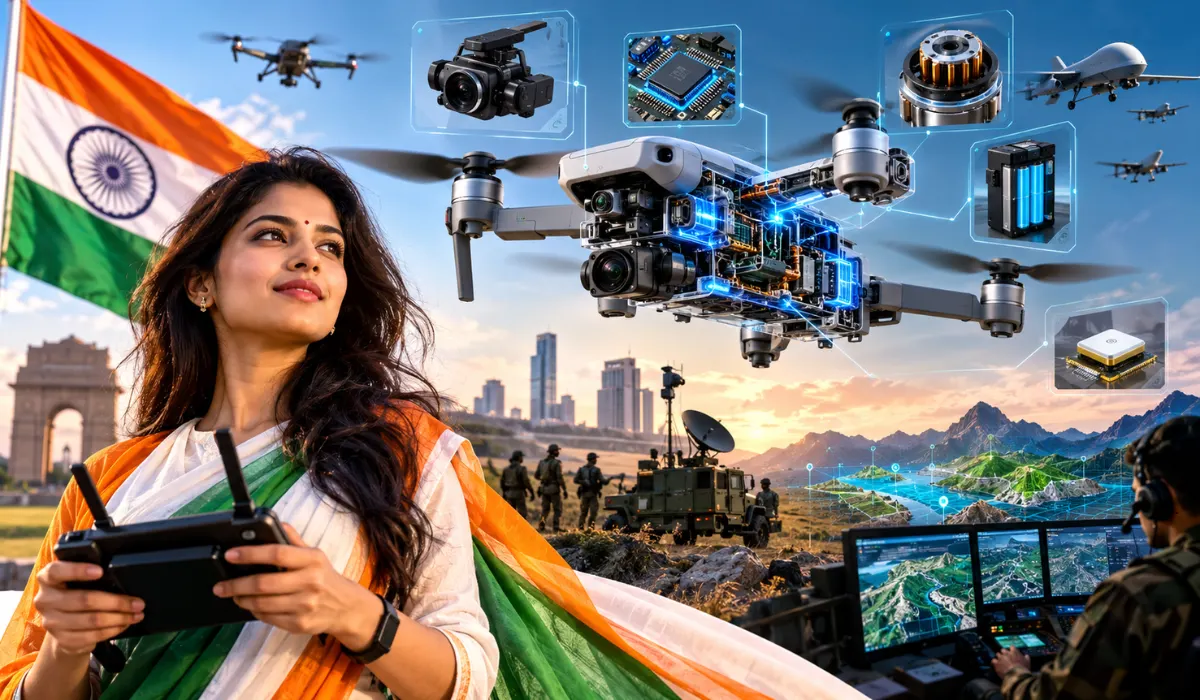 AI powered drone technology in India AI powered drone technology in India