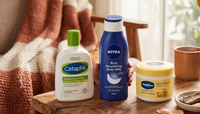 Top recommended winter body lotions for dry skin in India including Cetaphil Nivea and Vaseline Top recommended winter body lotions for dry skin in India including Cetaphil Nivea and Vaseline