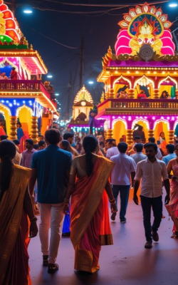 Streets glow as Kolkata gears up for its biggest festival